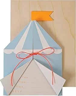 Meri Meri Silly Circus Invitations 8 Pieces