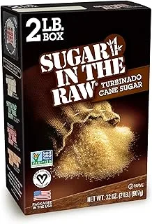 Sugar In The Raw Turbinado قصب السكر ، 907 جم