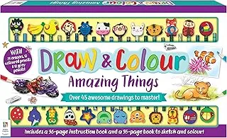 Draw and Colour Amazing Things 24-Pencil Set