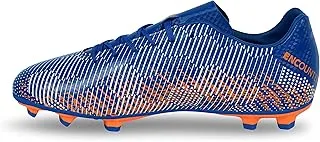 Nivia Encounter Football Stud mens Nivia Men's Encounter 9.0 F.B Stud Football Shoes - Orange/R.Blue, UK-10
