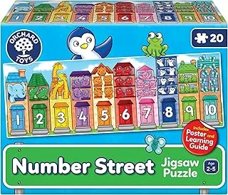Orchard Toys Number Street Jigsaw Puzzle, Multicolour, One Size