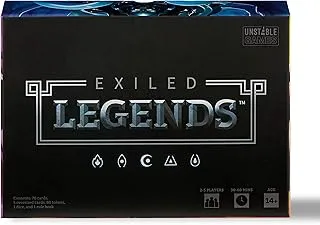 لعبة Exiled Legends الأساسية - من صانعي Unicorns غير المستقرة - لعبة بطاقة استراتيجية للمراهقين والبالغين