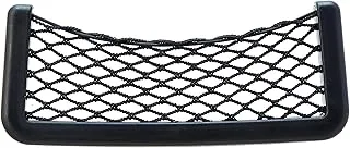 Generic Two Pieces Universal Car Storage Net Phone Holder Pocket