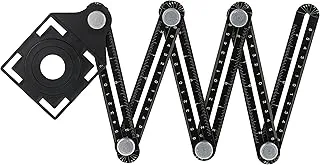 Six-Sided Aluminum Alloy Angle Measuring Tool - Universal Opening Locator-Universal Angularizer Ruler Full Metal Multi Tool-Upgraded