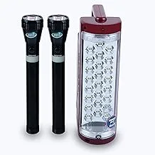 Geepas RECHARGEABLE LED LANTERN AND FLASHLIGHT GEFL4141, multicolour