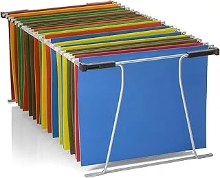 Officemate Universal Hanging File Frame, Letter and Legal Size, Rails 24 to 27, Steel, 1 Set (91966)