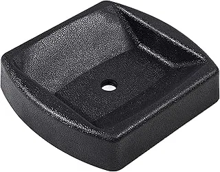 LEORAY Jack Wheel Chock، قاعدة عجلات مطاطية معززة للقوافل والمقطورات (عجلة مزدوجة)