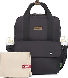 BabymelGeorgi Convertible Diaper Bag Black, black, Modern