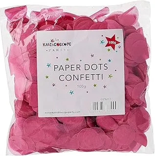 Various Brands Paper Confetti 100 g, Hot Pink