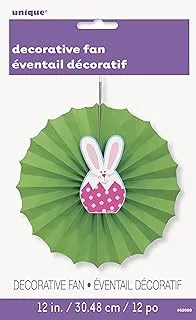 Unique Party 62669-30cm Easter Tissue Paper Fan Decoration