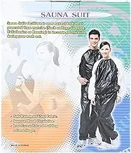 Lordex Slimming Sauna Suit, Black and White