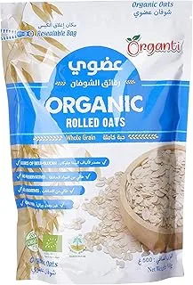 Organti Organic Rolled Oats, 500G - Pack Of 1