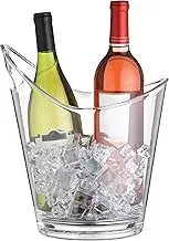 BarCraft Clear Acrylic Drinks Pail / Wine Cooler ، المسمى