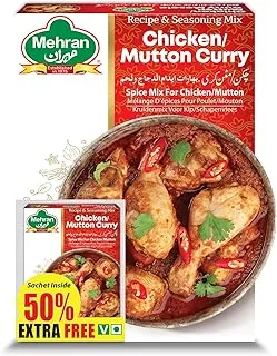Mehran Chicken And Mutton Masala, 50 G, Red