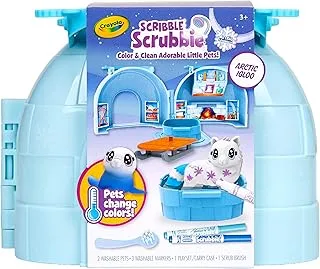 Scribble Scrubbie Pets Arctic Igloo, Color Change Pets & Storage Case, Gift for Girls & Boys