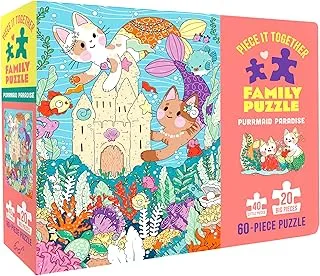 Piece It Together Family Puzzle: Purrmaid Paradise