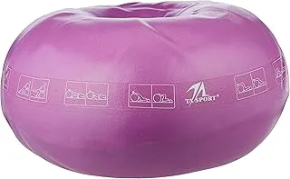 كرة الجيم دونات من ليدر سبورت، مقاس 55 سم × 30 سم، أزرق داكن
