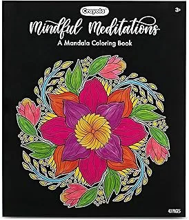 40-Page Coloring Book, Mindful Meditations