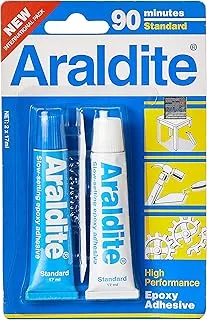ARALDITE 15ML 90 MINUTES STANDARD EPOXY ADHESIVE GLUE (BLUE WHITE)