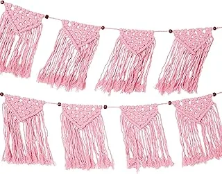 Boho Pink Macrame Garland