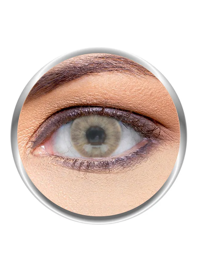 Anesthesia Anesthetic Tan (Brown And Hazel) 6 Months Disposable Contact Lenses
