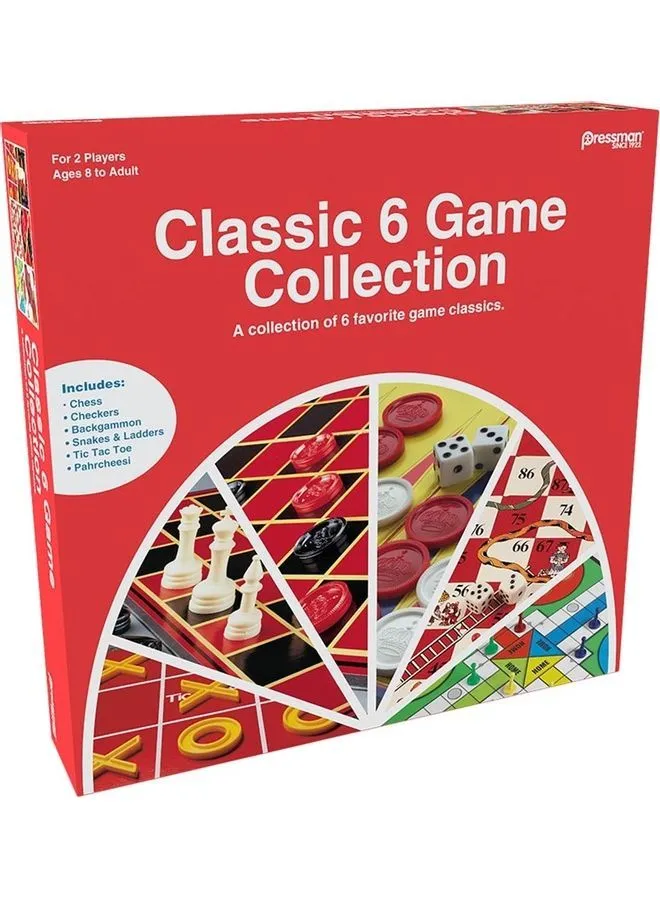 Pressman Classic 6 Game Collection