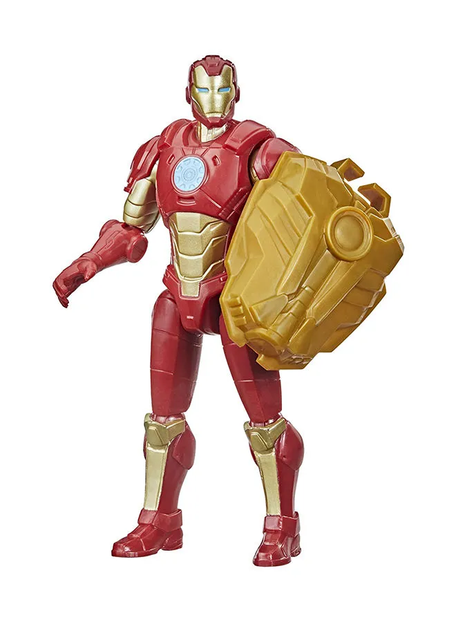 MARVEL Hasbro Marvel Avengers Mech Strike 8-Inch Super Hero Action Figure Toy Ultimate Mech Suit Iron Man 2.638x12.008x9.016inch