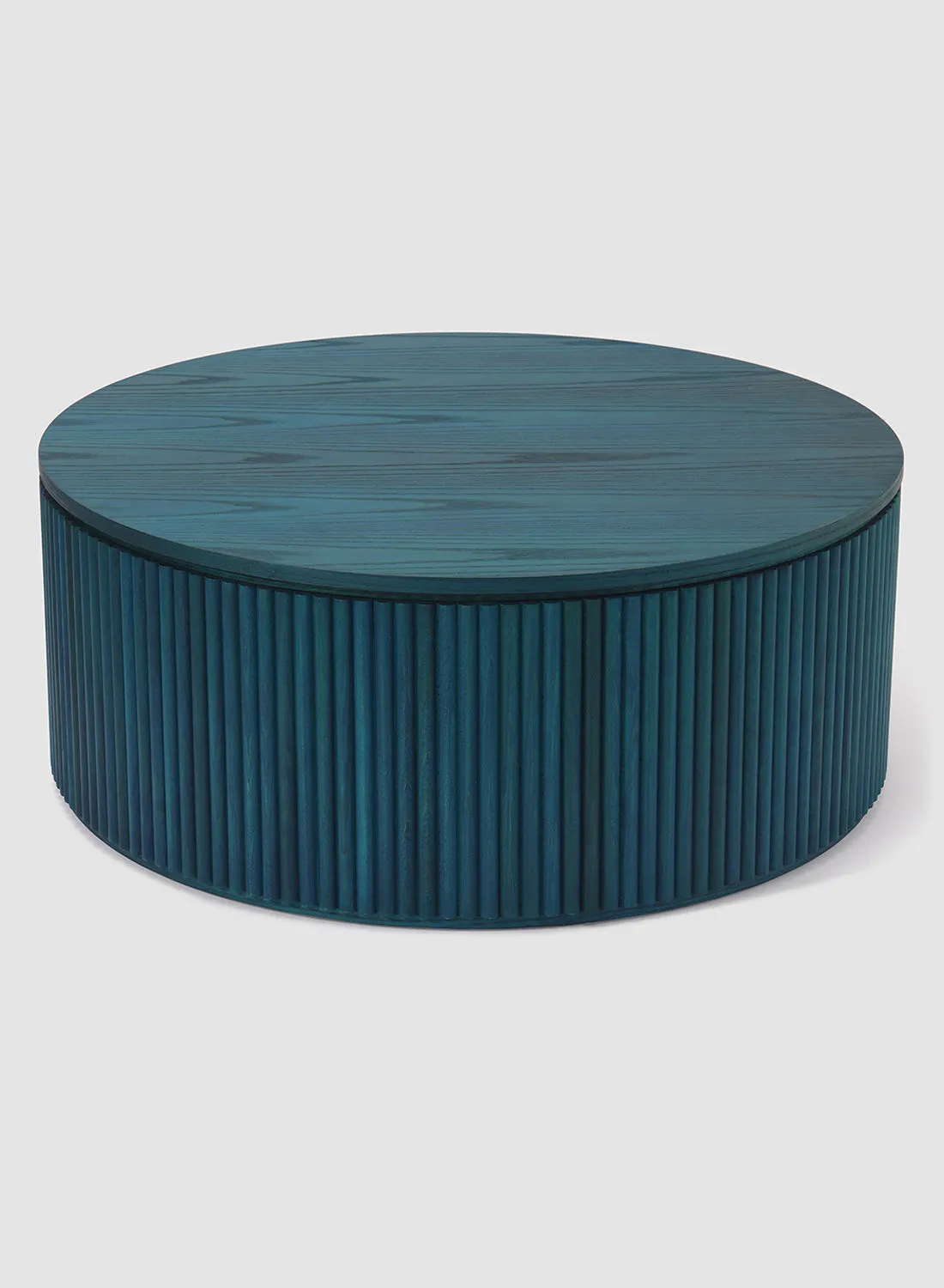 ebb & flow Coffee Table Luxurious -Used As Coffee Corner In Blue Wood - Size 58 X 58 X 42