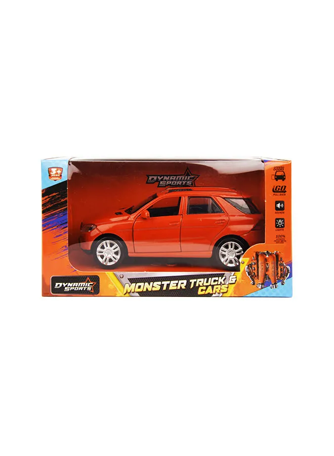 Dynamic Sports Rescue Van Pullback  With Light And Sound Assorted 15.5 x 7 x 7cm