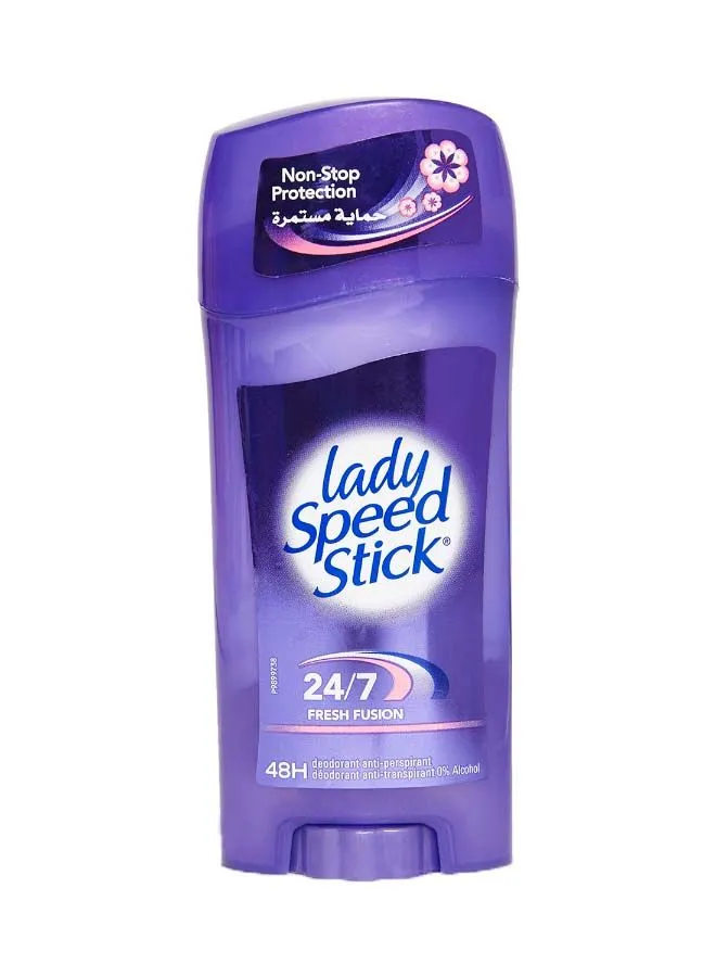 Lady Speed Stick 24/7 Fresh Fusion Antiperspirant Deodorant 65grams