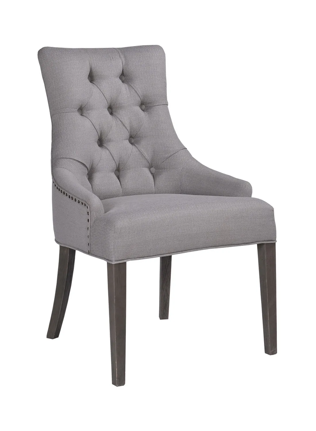 ebb & flow Dining Chair Luxurious - In Oak/Grey Wooden Chair Size 59.5 X 68.5 X 99