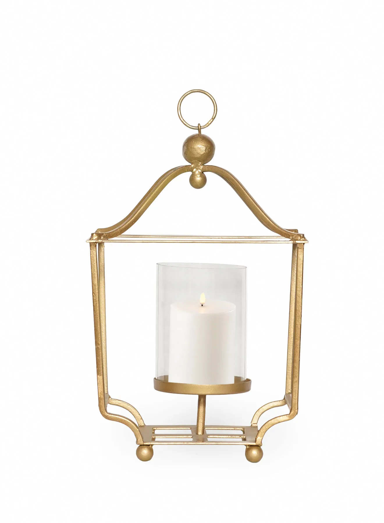 ebb & flow Modern Ideal Design Handmade Lantern  Unique Luxury Quality Scents For The Perfect Stylish Home Gold 10X9X27centimeter
