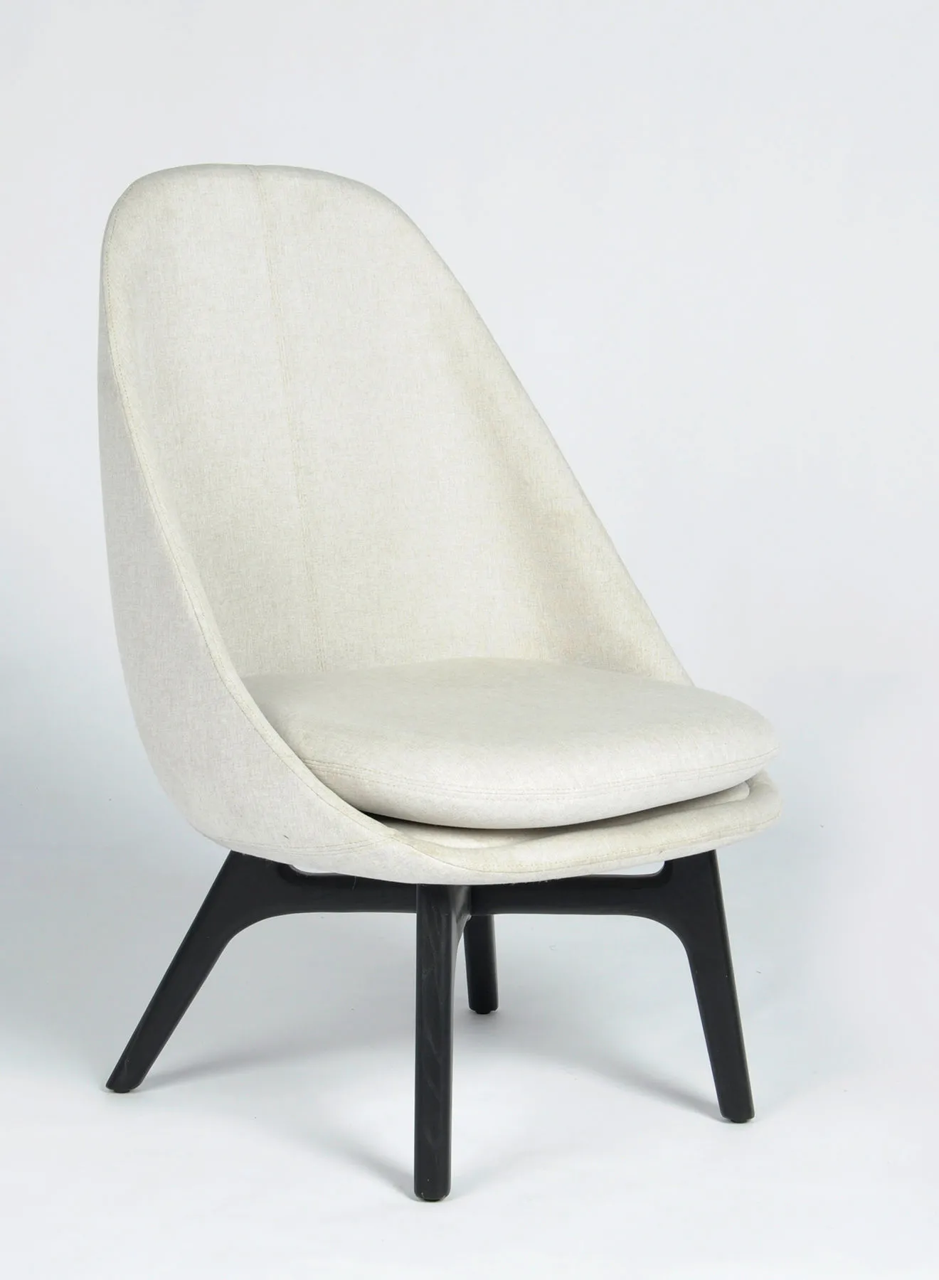 تبديل كرسي بذراعين باللون الأسود والأبيض مقاس 69X57X90 سم