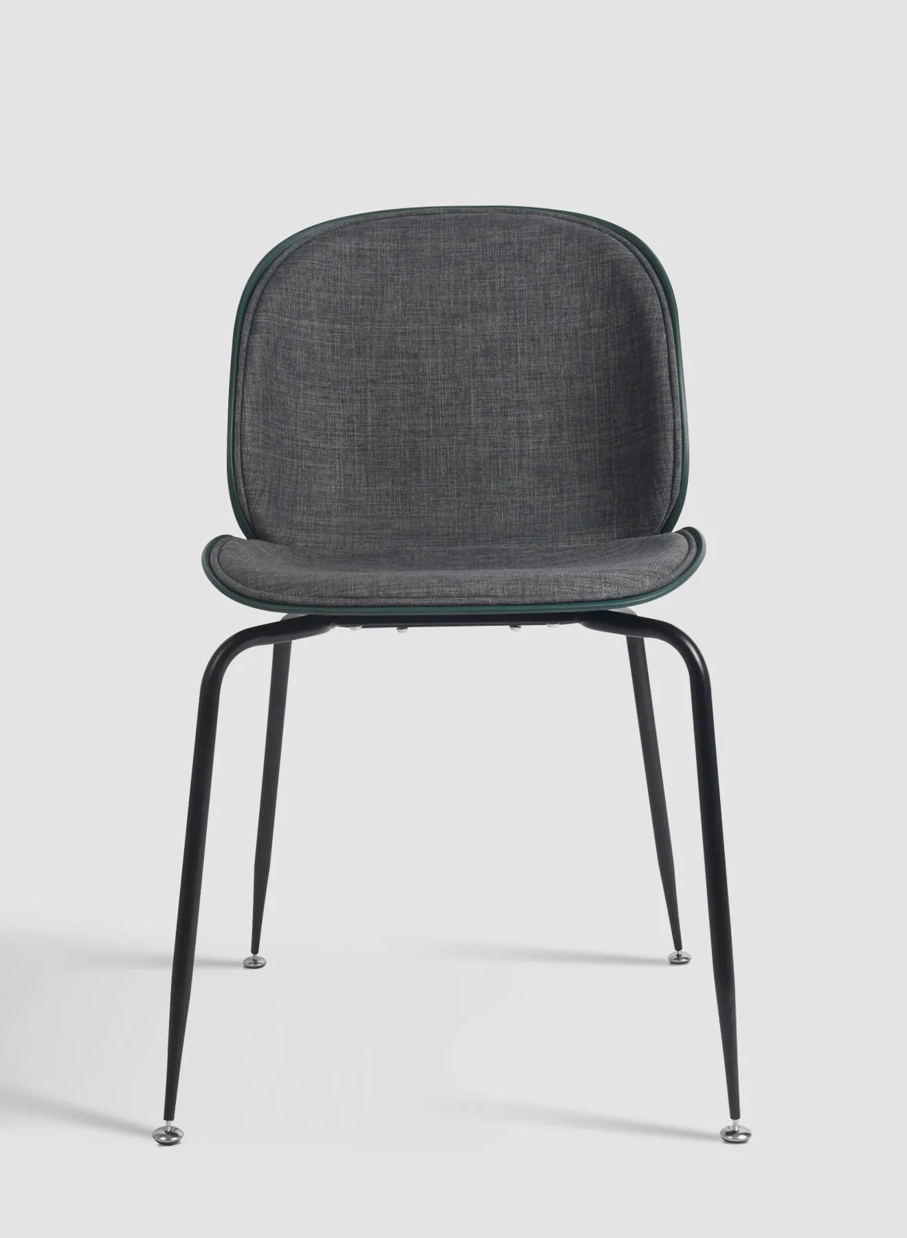 ebb & flow Dining Chair Luxurious - In Darkgreen Plastic Chair Size 56.5 X 47 X 85.5