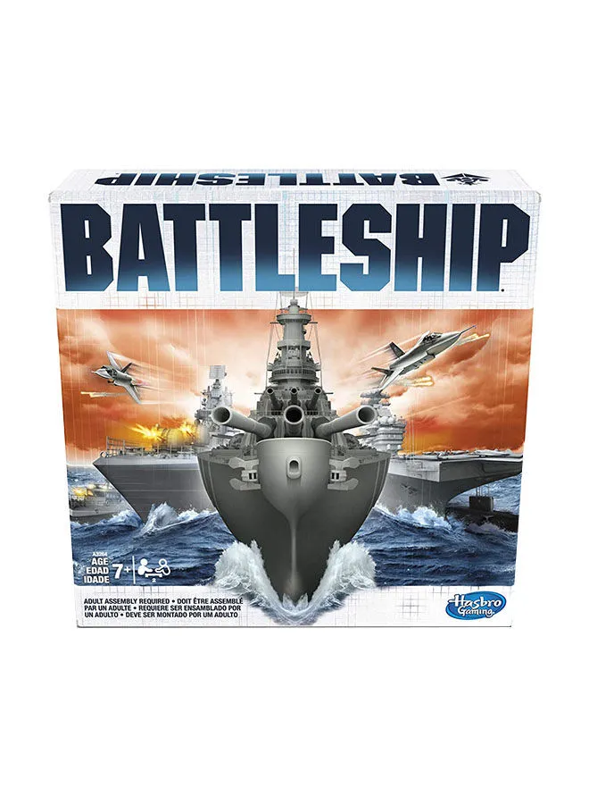 Hasbro Battleship Classic Board Game,	Multicolour for Ages 7+ Years