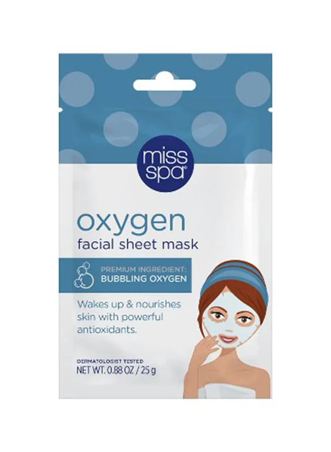 MISS SPA Bubbling Oxygen Facial Sheet Mask 25g