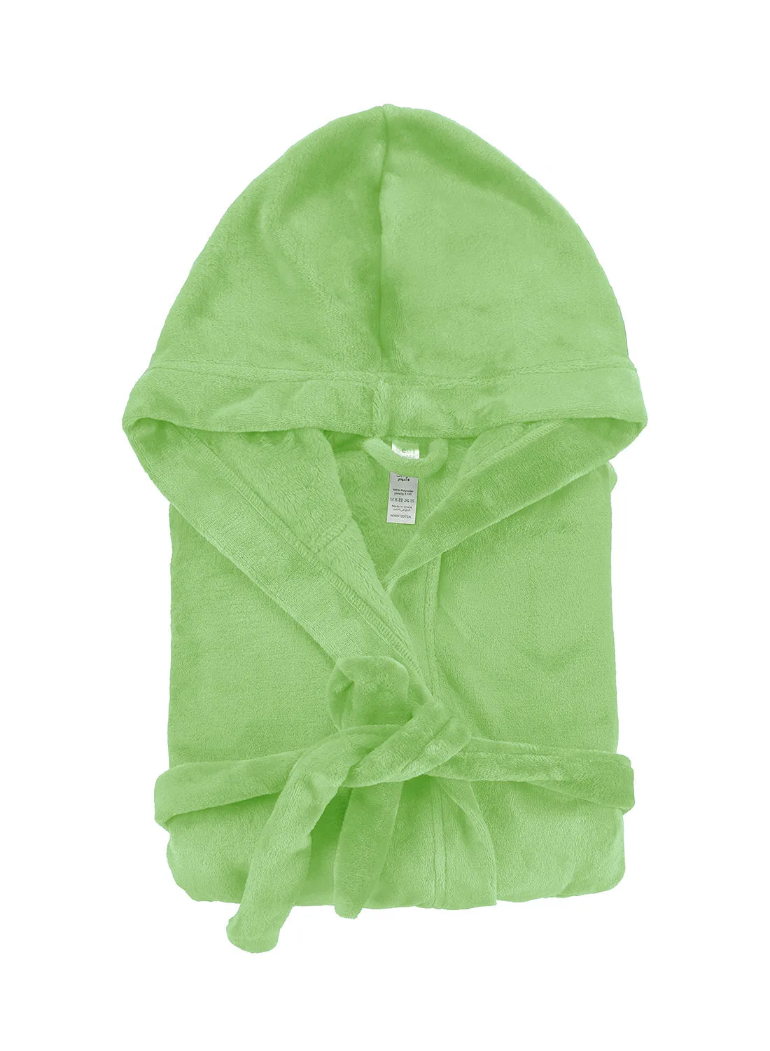 Bebi Bebi Kids Bathroom Towel Set - 255 GSM 100% Cotton - Light Green Color - Lightweight - Kids Hooded Comfortable - For Girls & Boys - 1 Piece