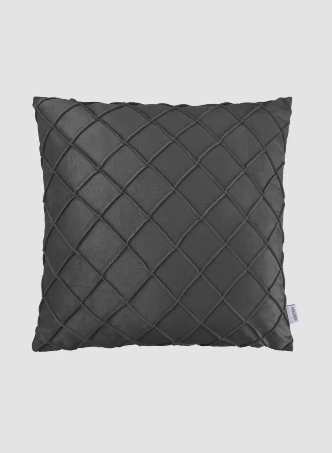 ebb & flow 3D Velvet Cushion  I, Unique Luxury Quality Decor Items for the Perfect Stylish Home Grey 45 x 45cm