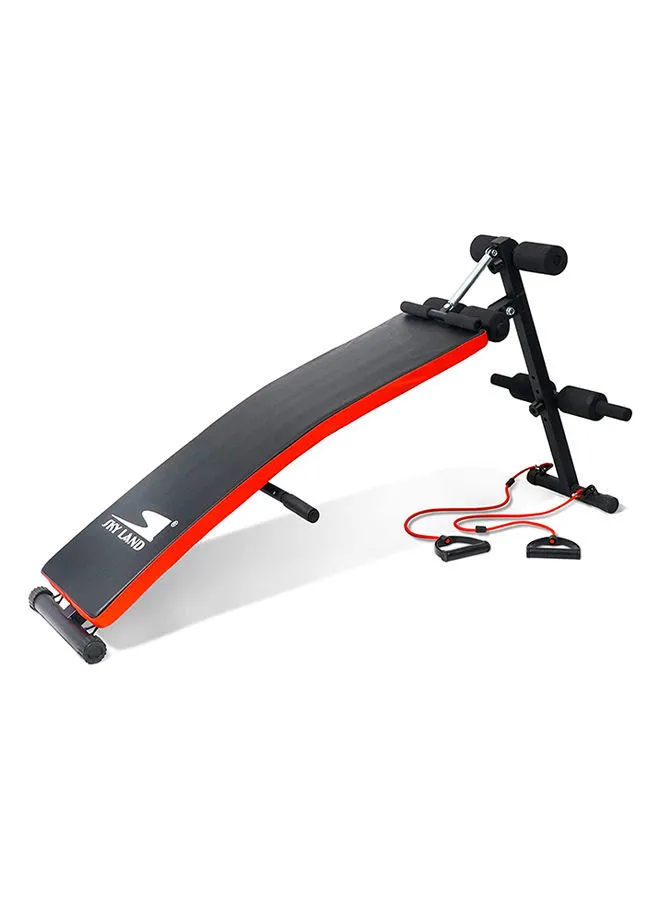 SkyLand Sit Up Exercise Bench With Spring Resistance Band 130 x 15 x 32cm