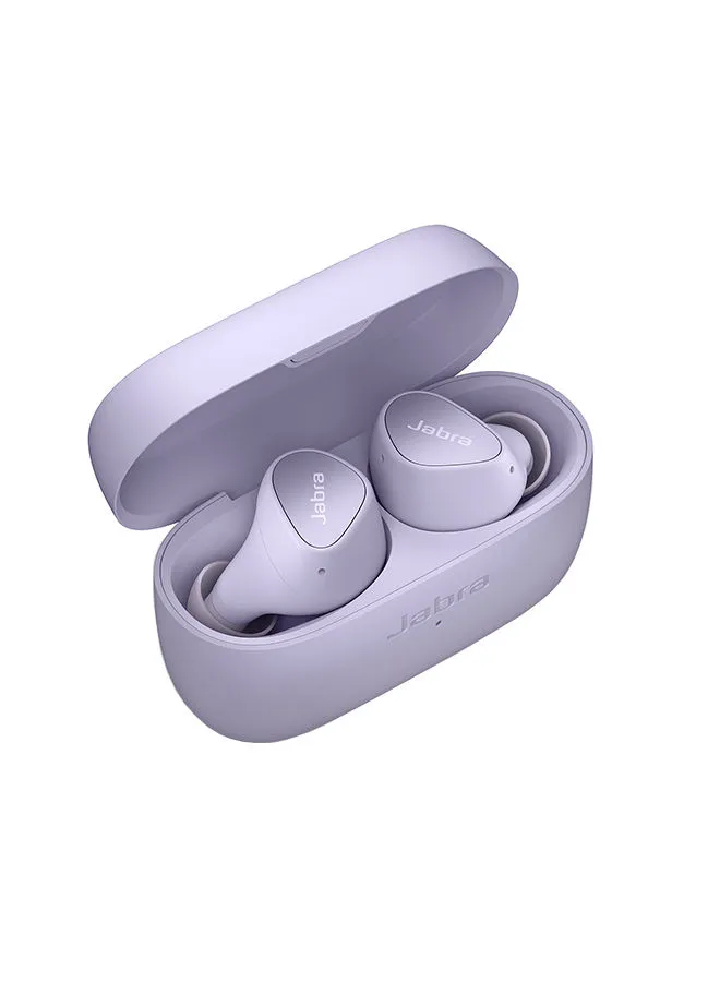 Jabra Elite 3 In Ear Wireless Bluetooth Earbuds – Noise Isolating True Wireless Buds with 4 Built-in Microphones for Clear Calls, Rich Bass, Customizable Sound, and Mono Mode Lilac