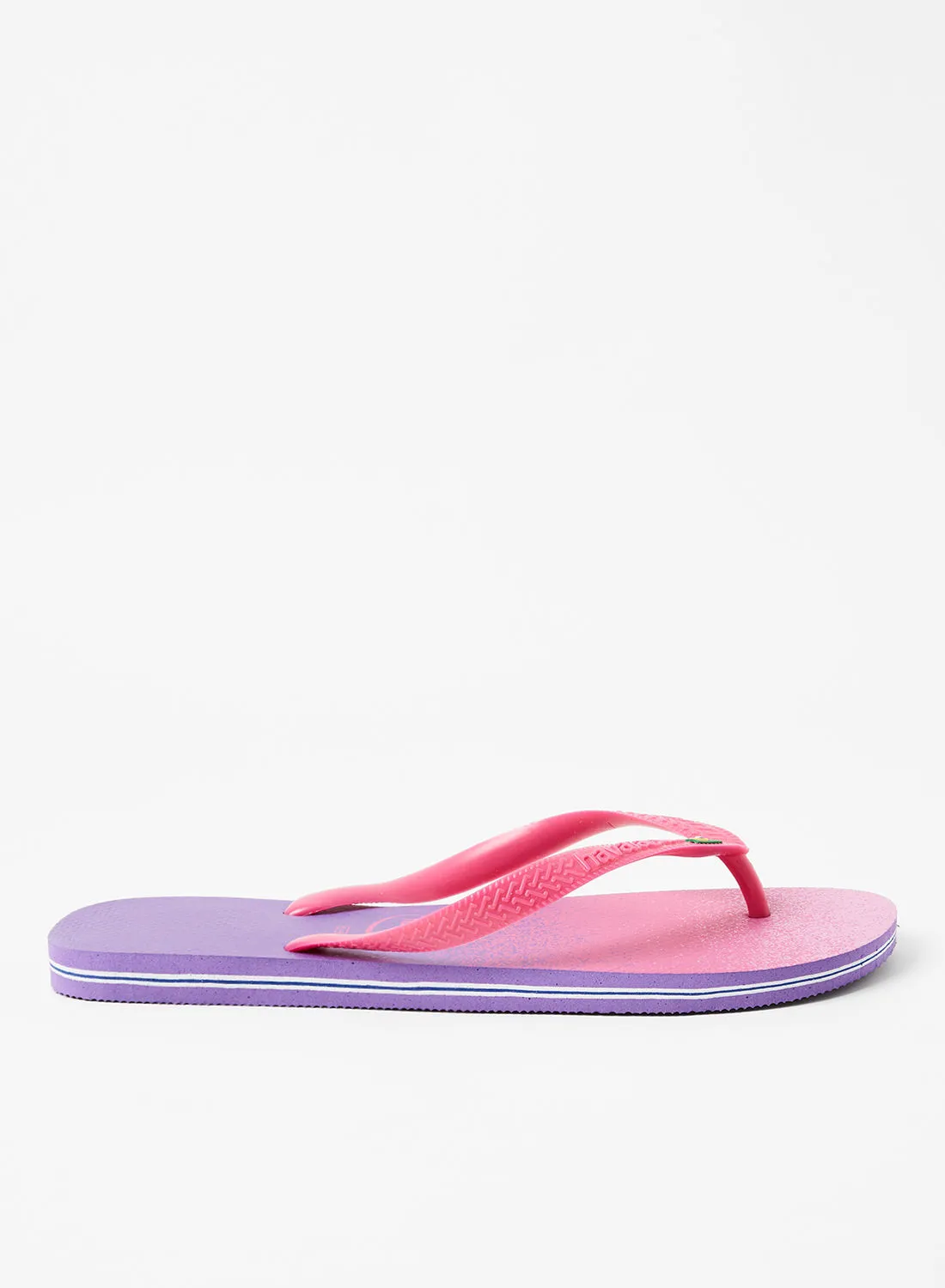 havaianas Unisex Brasil Fresh Flip Flops Purple/Pink