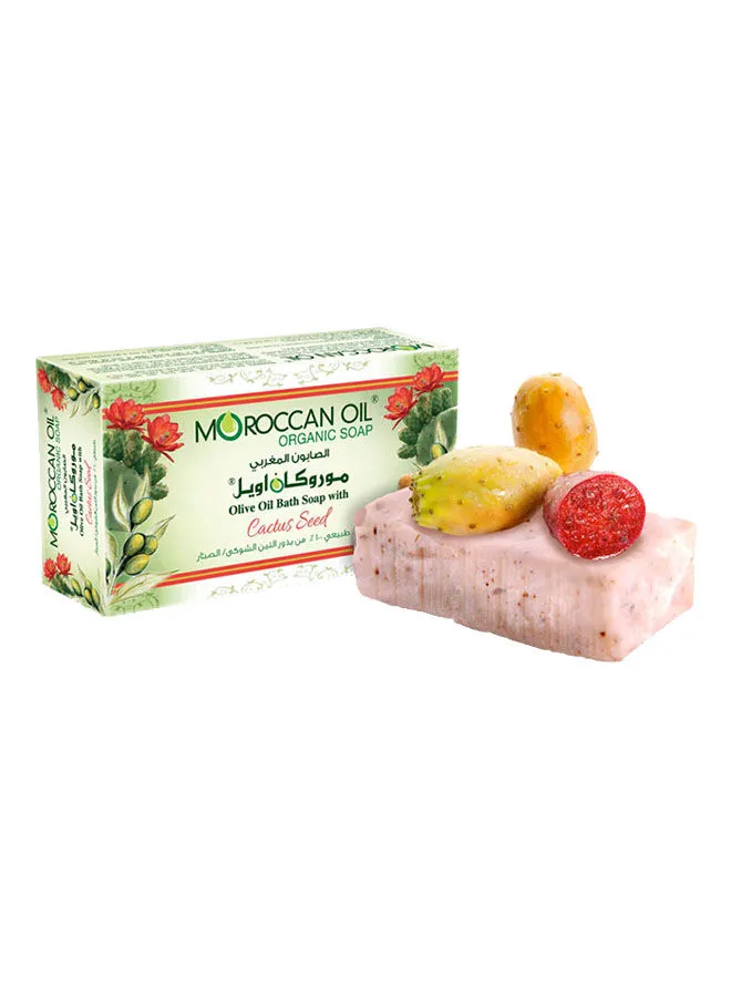 صابون حمام بزيت الزيتون المغربي مع بذور الصبار 100 جرام
