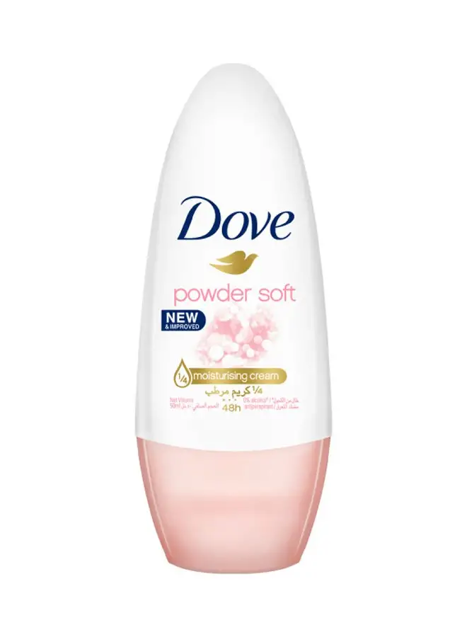 Dove Powder Soft Antiperspirant Deodorant Roll-On 50.0ml