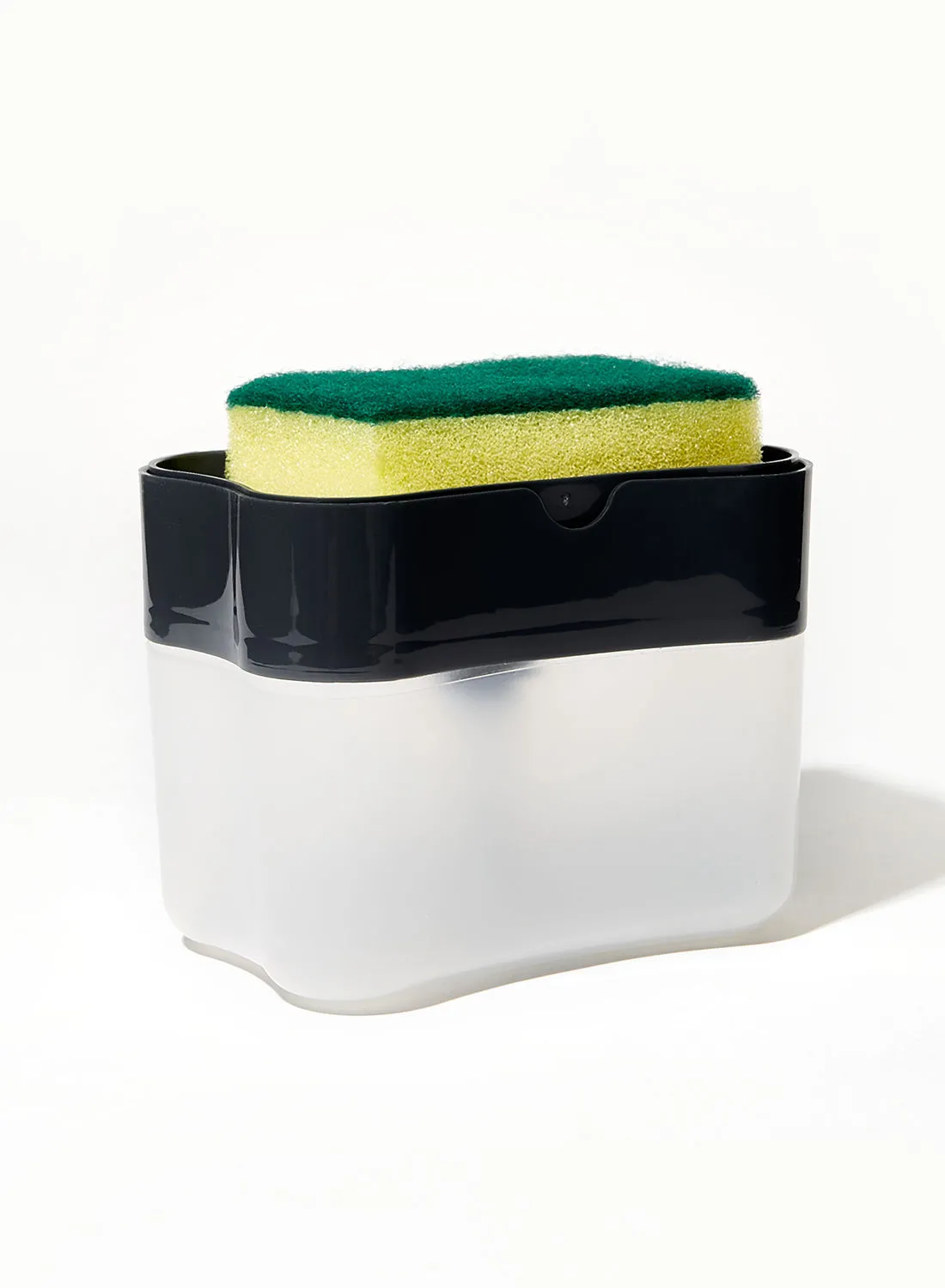 Amal Soap Pump And Sponge Holder - Detergent Dispenser - Kitchen Accessories - Kitchen Tools - Dark Grey