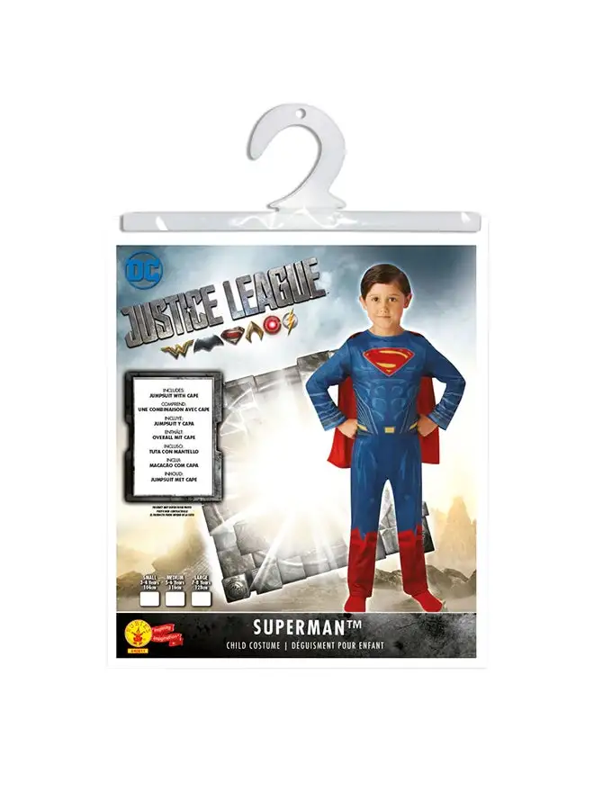 RUBIE'S Official DC Justice League Superman Kids Costume Large