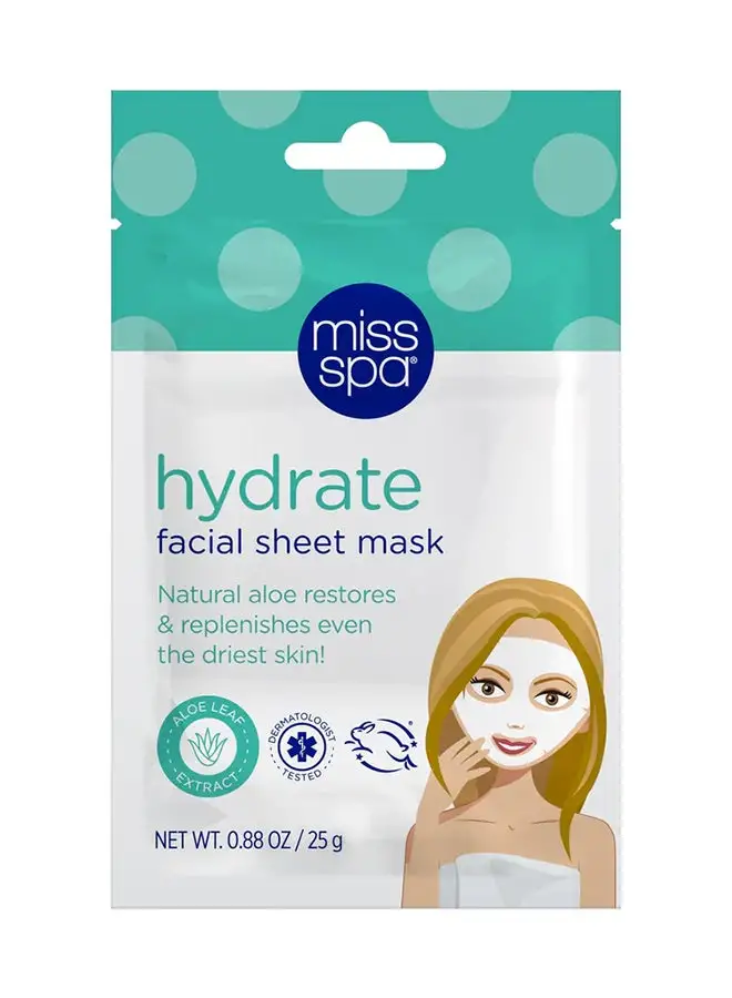 MISS SPA Hydrate Facial Sheet Mask 25g