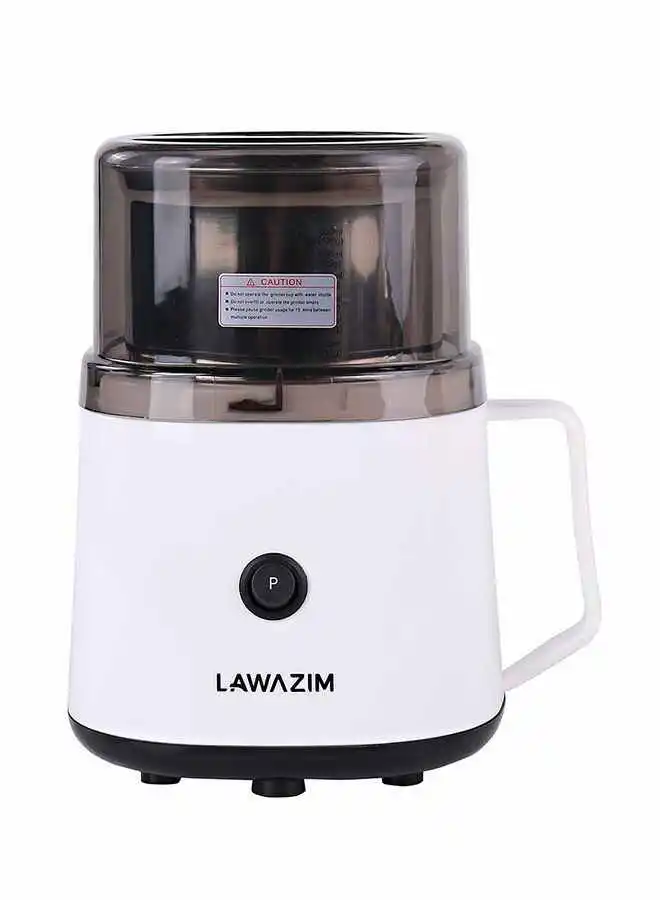 LAWAZIM Electric Coffee Bean Grinder 600.0 ml 300.0 W 05-2110-01 White/Black