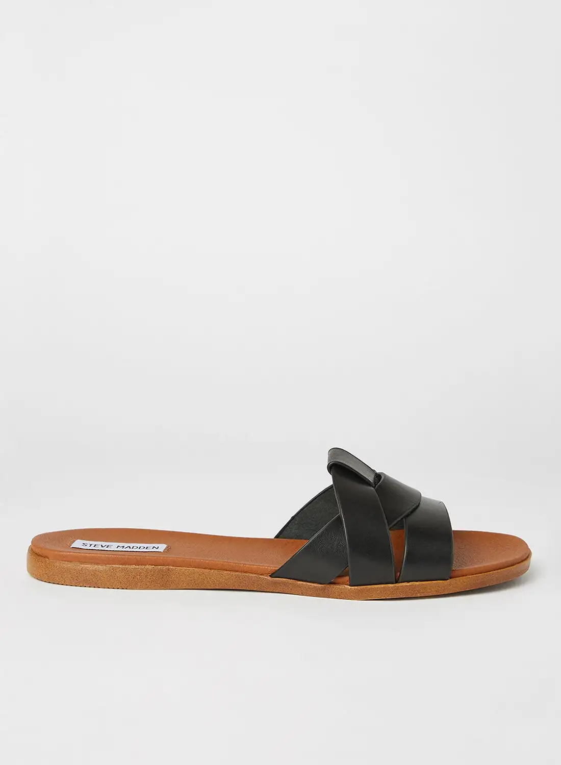 STEVE MADDEN Vivien Flat Sandals Black