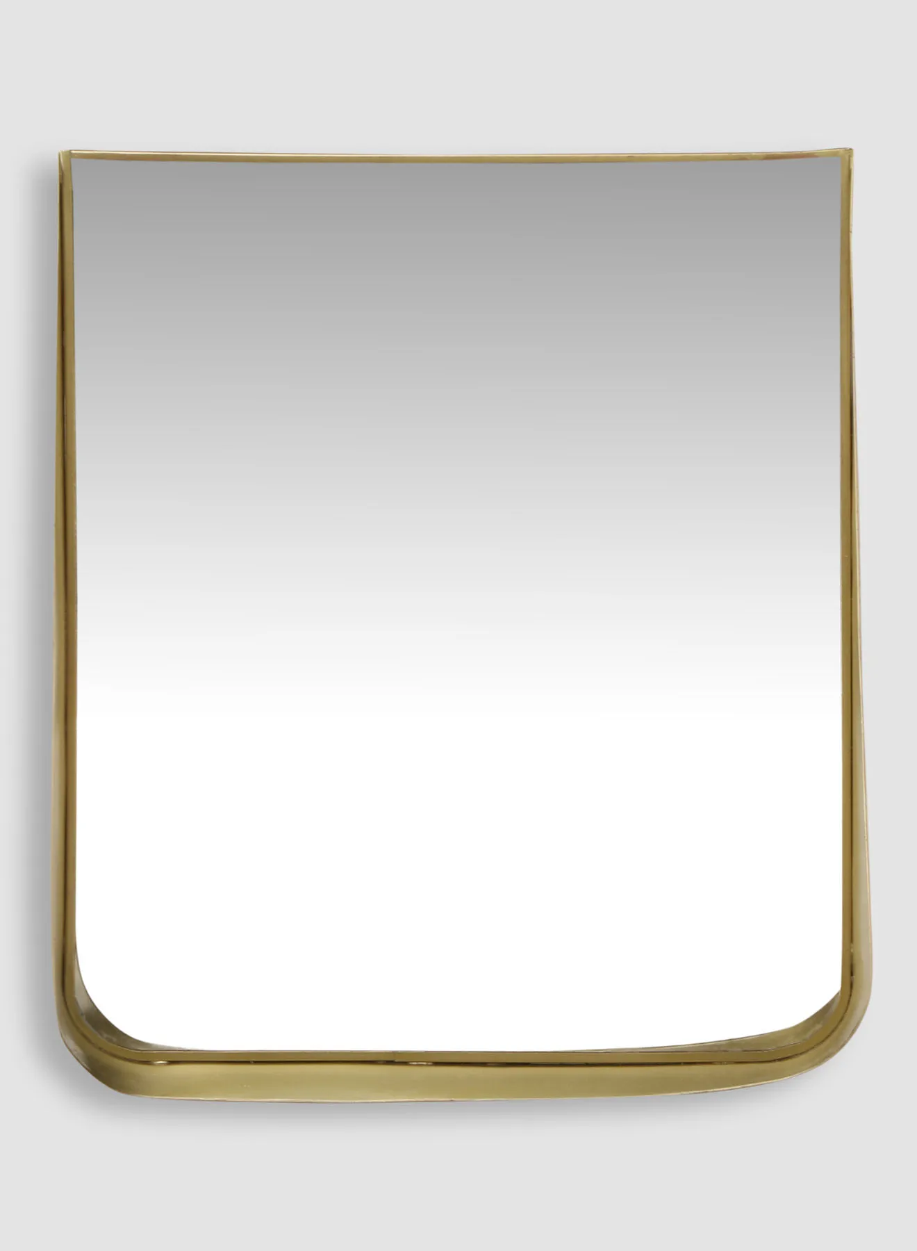 مرآة مد وجزر مع تخزين / أرفف مواد ذات جودة فاخرة فريدة لمنزل أنيق ومثالي CCM12736 ذهبي L30 x H34.5cm