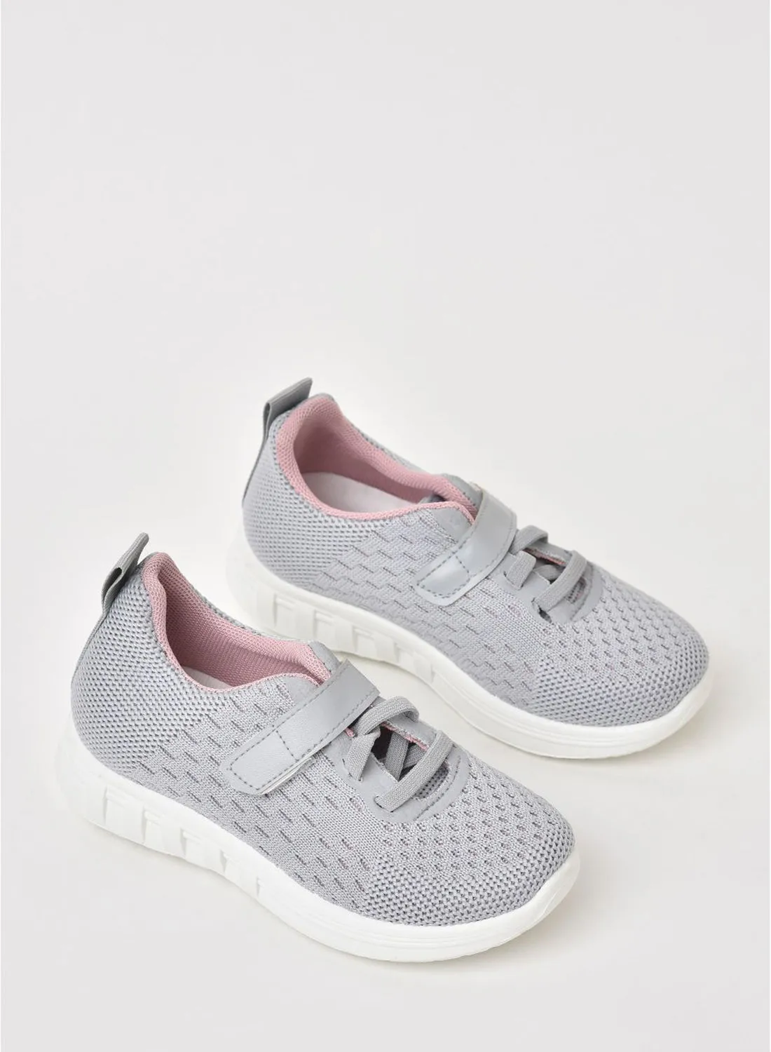 QUWA Casual Sneaker Grey/Pink